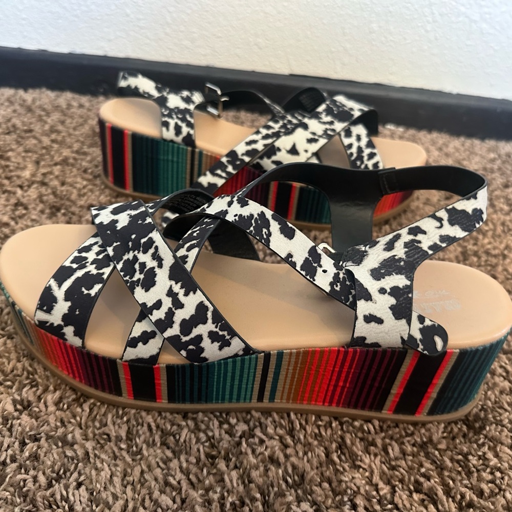 Crazy Train Wedge Sandal